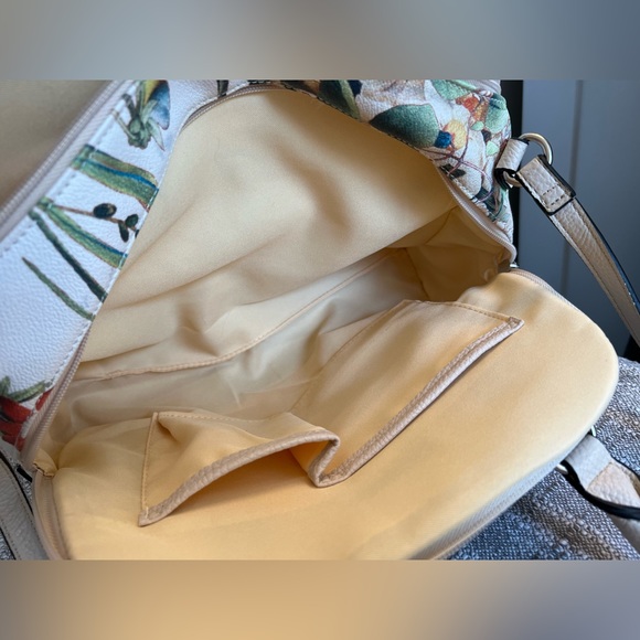 Dana Buchman Botanical/Flower, Double Handle Handbag, crossbody - Picture 9 of 13